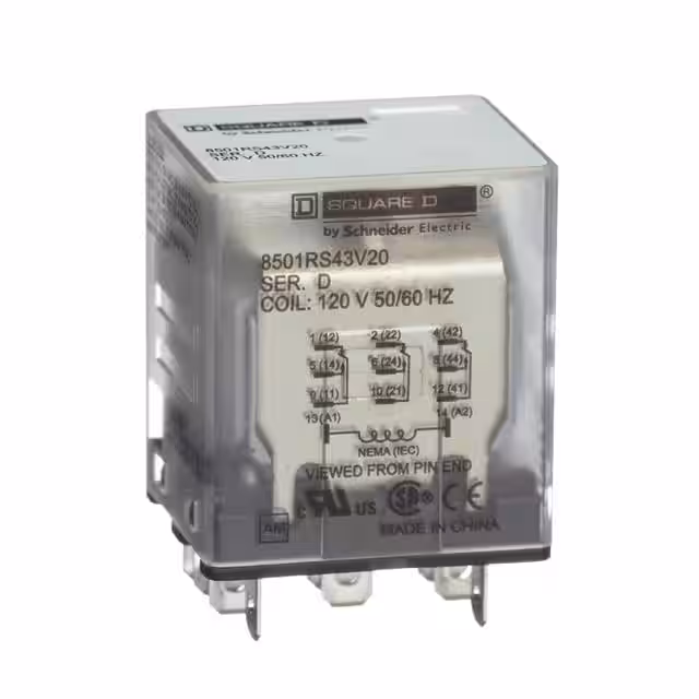 8501RS43V20 Schneider Electric  Power Relays Over 2 Amps